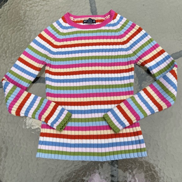 Aeropostale Sweaters - Vintage Aeropostale Y2K size M ribbed striped sweater Bella Elena friends